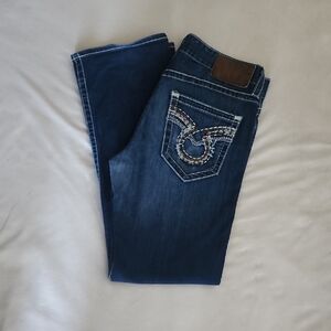 Big Star Women's Boot Cut Jeans - Dark Blue